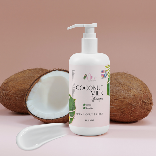 Shampoo and Conditioner for Damaged Hair with Coconut Milk