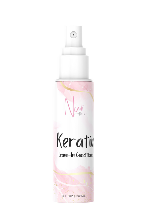 Leave In Hair Conditioner Spra with Keratin for Dry, Damaged Hair