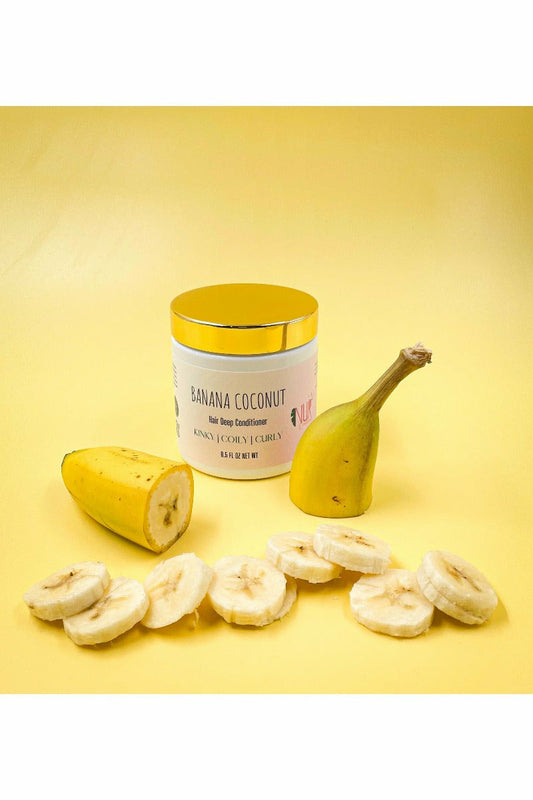 Banana Coconut Milk Hair Deep Conditioner - Kinky, Coily, Curly
