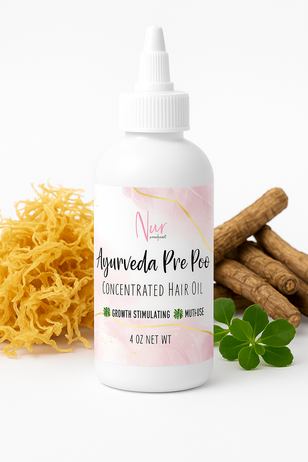 Ayurveda Pre Poo Hair Growth Oil, Concentrated  - Kinky, Coily, Curly