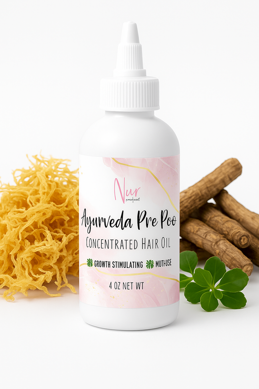 Ayurveda Pre Poo Hair Growth Oil, Concentrated  - Kinky, Coily, Curly