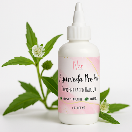 Ayurveda Pre Poo Hair Growth Oil, Concentrated  - Kinky, Coily, Curly